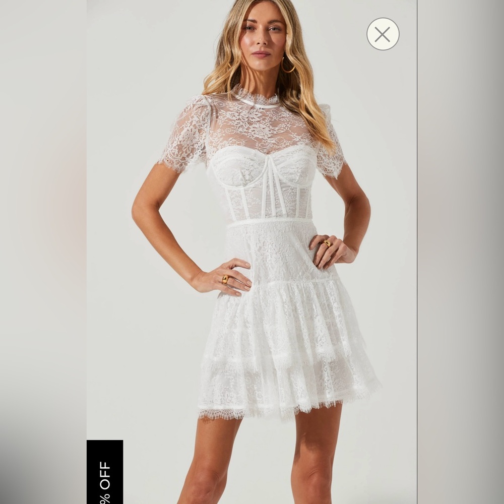 ASTR The Label Leilani Bustier Lace Dress